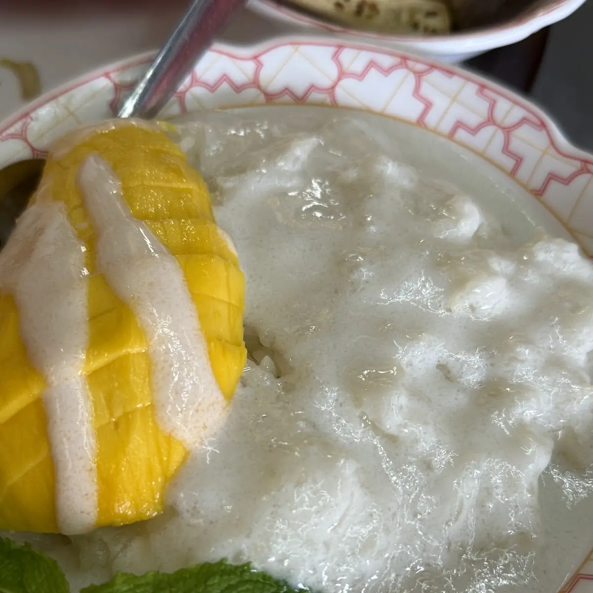 mango sticky rice 糯⽶芒果